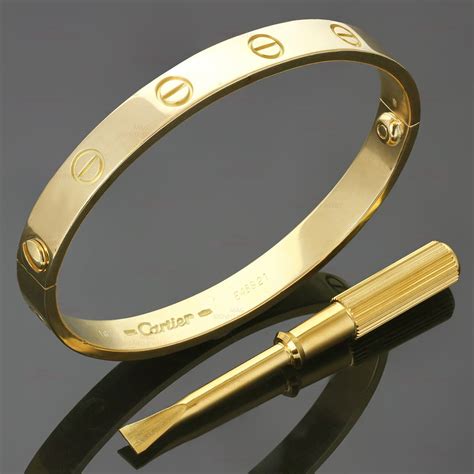 cartier silver love bracelet|cartier love bracelet with screwdriver.